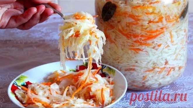 БЫСТРАЯ КАПУСТОЧКА ЗА 1 СУТКИ! МУЖ ПРОСИТ ПРИГОТОВИТЬ ЕЩЕ!