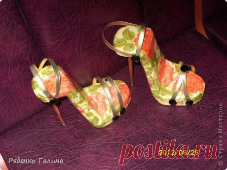 МК туфельки папье маше | Страна Мастеров