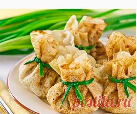 Блинные кулечки с мясом – как правильно приготовить