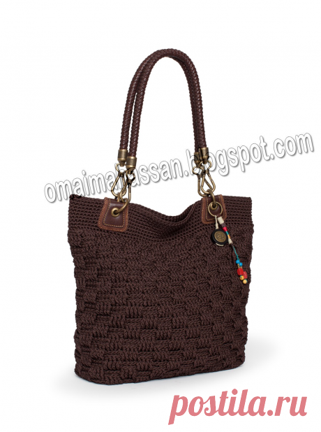 ЛЕТНЯЯ СУМОЧКА КРЮЧКОМ (ELEGANT BAG !)