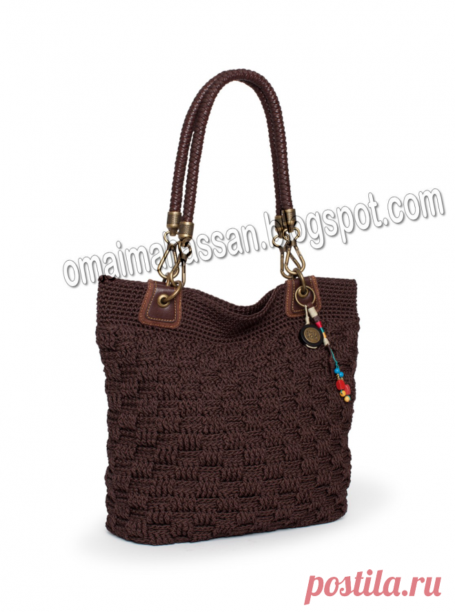 ЛЕТНЯЯ СУМОЧКА КРЮЧКОМ (ELEGANT BAG !)