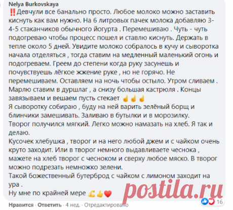 Домашний творог