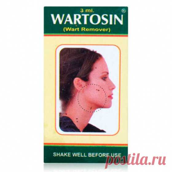 Вартосин: от бородавок и папиллом (3 мл), Wartosin Wart Remover, произв. Wartosin -