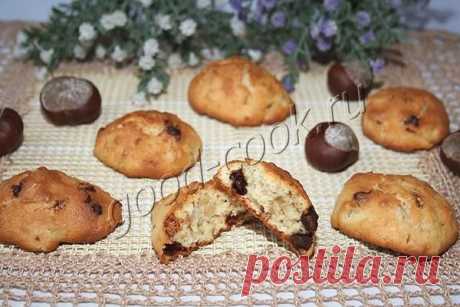 Хорошая кухня - овсяное печенье с шоколадом. Кулинарная книга рецептов. Салаты, выпечка.