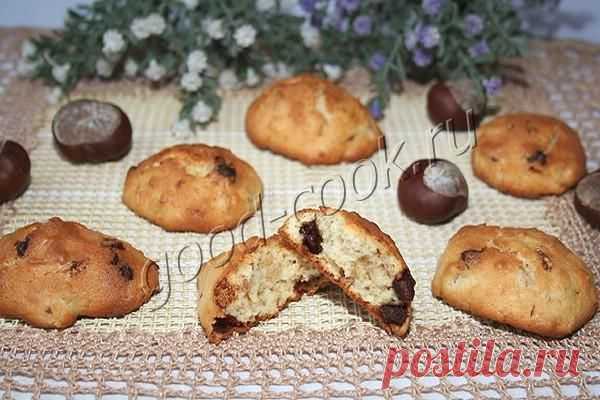 Хорошая кухня - овсяное печенье с шоколадом. Кулинарная книга рецептов. Салаты, выпечка.