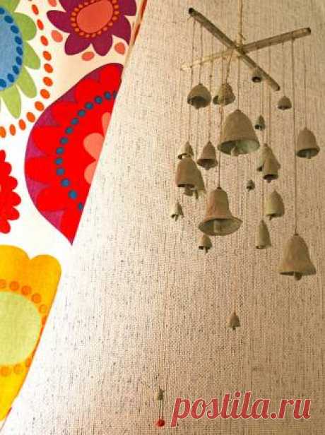 Глиняные колокольчики - Музыка ветра (фэн-шуй) - купить | Handmade-базар | HANDMADE интернет-магазин