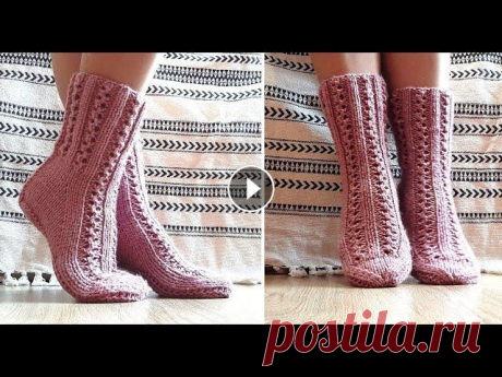 ♥️КАК СВЯЗАТЬ САПОЖКИ СПИЦАМИ♥️ТЕПЛЫЕ и УЮТНЫЕ. Я вяжу для ЛЮБИМОЙ ДОЧЕНЬКИ Эту модель я связала очень теплой и удобной. Я старалась вязать сапожки, которые можно носить каждый день, под любую домашнюю одежду. Главное, чтобы н...