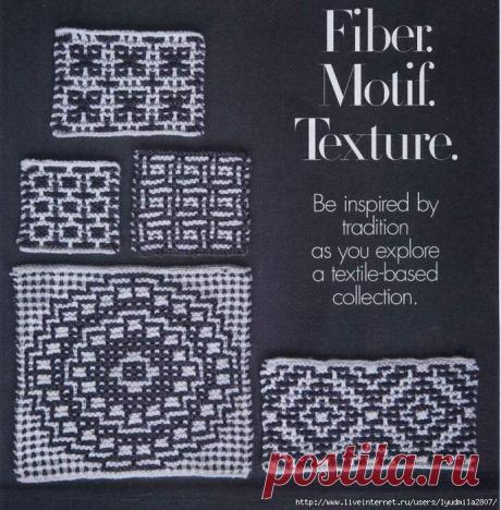 Ленивый жаккард из &quot;Vogue Knitting winter 2014/15&quot;