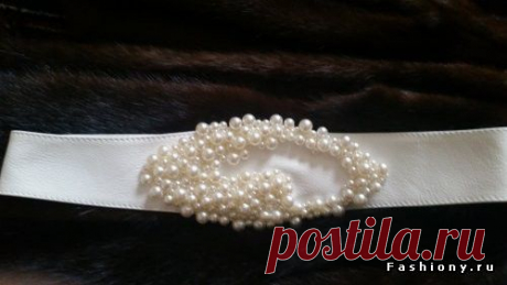 Создаем кожаный пояс с вышитой пряжкой,мастер-класс | Сделай сам!