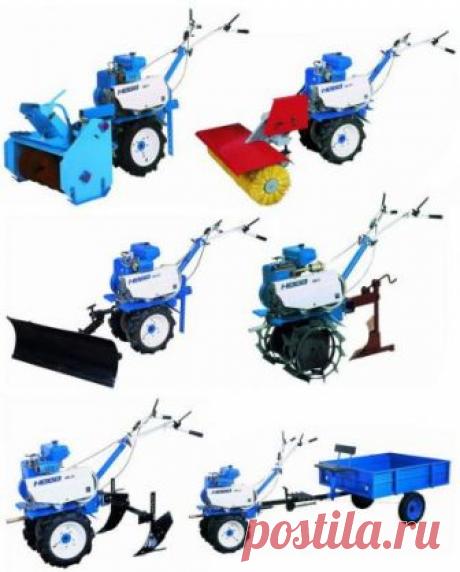 Что может современный мотоблок: пашет, косит, убирает снег, перевозит грузы