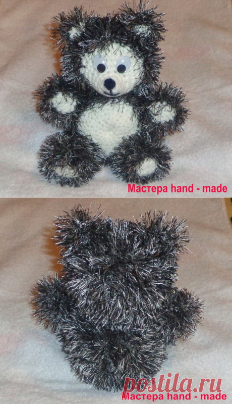 Вязаные игрушки. Как связать мишку крючком.   Мастера hand-made