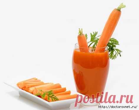 Морковная ботва очистит кишечник.