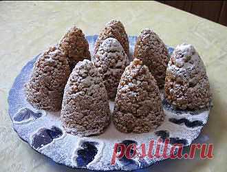 Десерт с орехами “Новогодние шишки» &raquo; Домашние рецепты с фотографиями