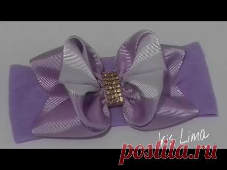Como fazer laço mil faces  com fita de gorgurão  Diy ,Tutorial ,Pap By Iris Lima