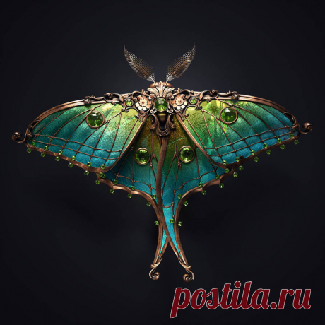 Juwel moth by Melaamory on DeviantArt