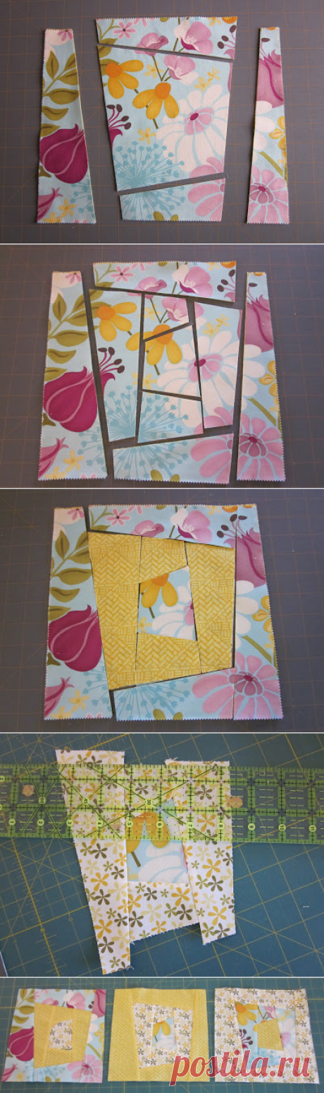 ~ Zany Quilter ~: ✿ Wonky Blocks Tutorial...
