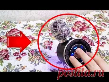 Колонка караоке микрофон WSTER WS-668 USB, microSD, AUX, Bluetooth - feel Like a Star !!! - YouTube