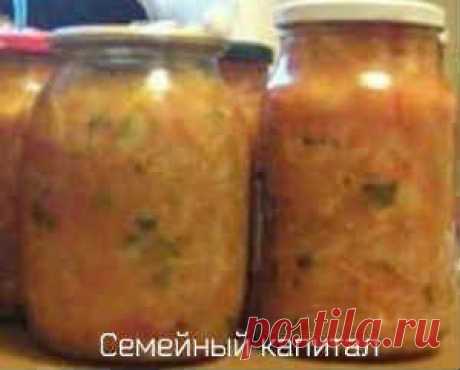 Рецепты салатов из цветной капусты на зиму
