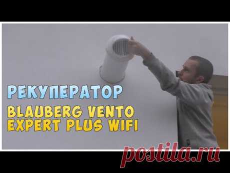 Рекуператор Blauberg Vento Expert Plus WiFi для дома и квартиры | Установка и подключение