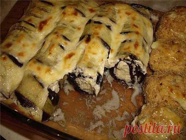 Удивительно вкусные рулетики из баклажан по -новому