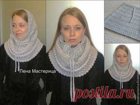 Шарф-снуд-труба крючком - Ярмарка Мастеров - ручная работа, handmade