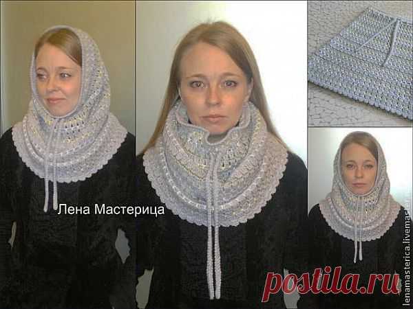 Шарф-снуд-труба крючком - Ярмарка Мастеров - ручная работа, handmade