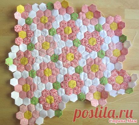 Пэчворк на бумажном шаблоне (English Paper Piecing), МК - Лоскутное Шитьё - Страна Мам