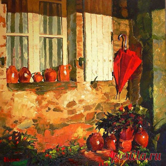 Нет зонта от непогоды в доме.