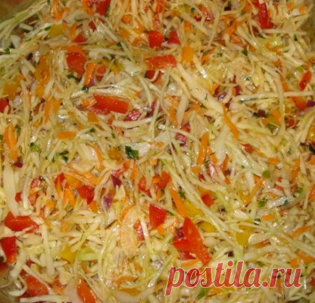 Салат из капусты с овощами в маринаде &quot;100%&quot;