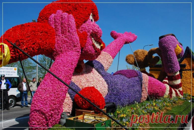 Вокруг Света: Парад цветов в Аалсмеере (Голландия)
