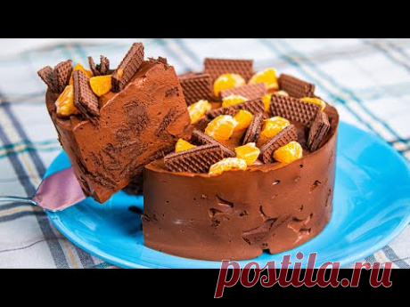 ВЫ ЗАБУДЕТЕ О ДУХОВКЕ! ШОКОЛАД + СМЕТАНА + ВАФЛИ...