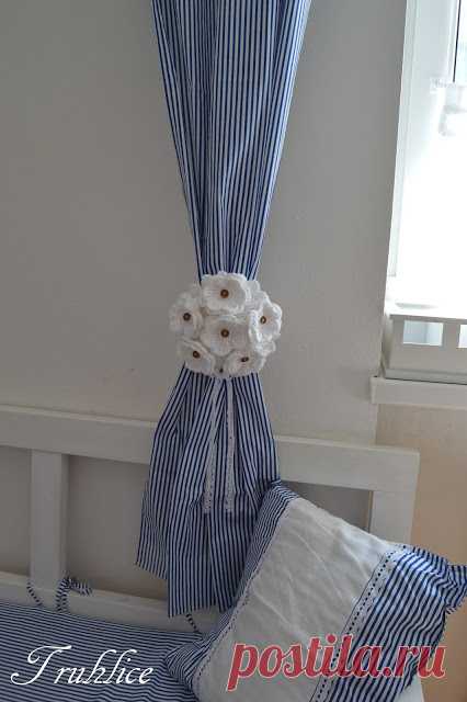 Truhlice: Romantická spona na závěs - návod