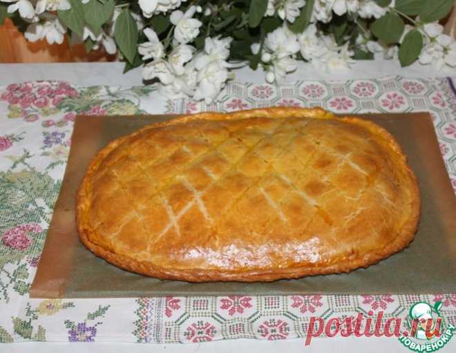 Песочный пирог с фаршем и картофелем – кулинарный рецепт