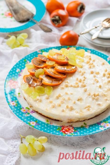 Творожная запеканка с белым шоколадом - кулинарный рецепт