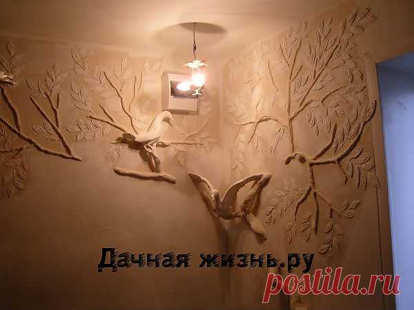 Барельеф на стене своими руками (мастер класс) Урок 1 – лепнина из гипса