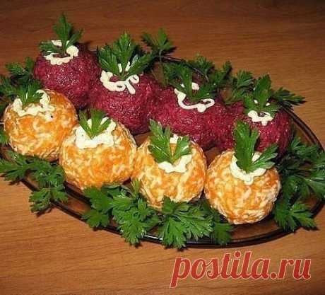 Овощные закусочные шарики