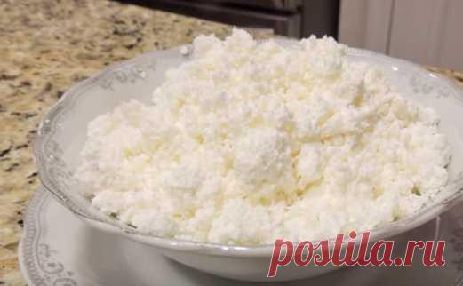 Творог из сметаны в домашних условиях