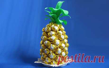 Букеты из конфет своими руками с пошаговыми фото