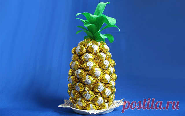 Букеты из конфет своими руками с пошаговыми фото