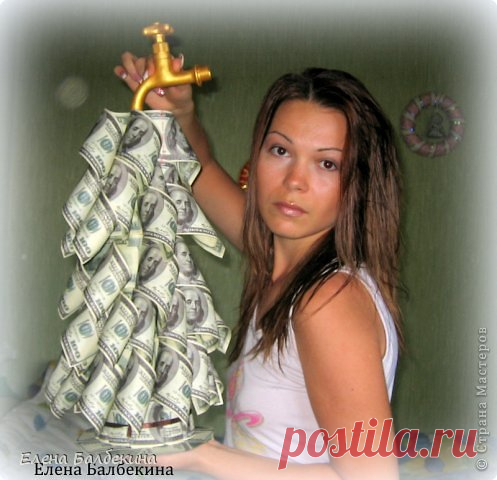 Денежные краники. и мини МК. - Декор - Фабрика идей - Женское хобби