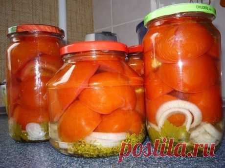 Помидоры маринованные с маслом