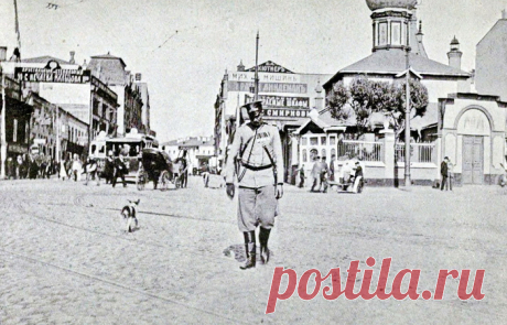 Фото сделанных с одних точек в Царские времена и в наши дни в Москве