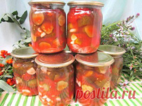 Огурцы в томате на зиму