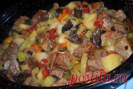 Вкусное жаркое в мультиварке.