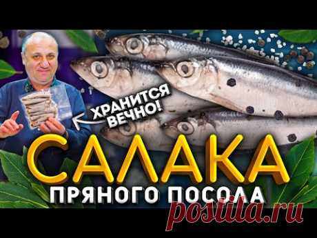 Как вкусно засолить САЛАКУ дома! Хранится целый ГОД! Быстрый РЕЦЕПТ от шеф-повара Ильи Лазерсона