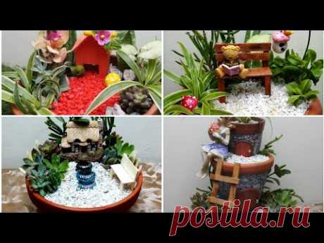 fairy garden ideas /  DIY fairy garden /  4 fairy garden ideas #diy
