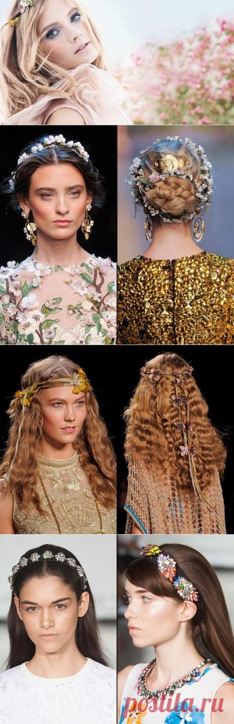 Модные аксессуары для волос: как украсить волосы летом 2014 | Ladiesvenue