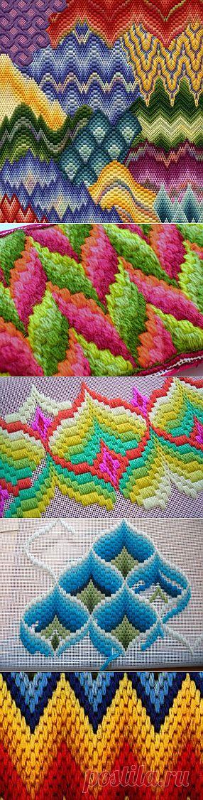 ИТАЛЬЯНСКАЯ ВЫШИВКА БАРДЖЕЛЛО..