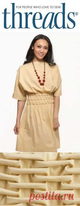 Modern Smocking Lozenge Pattern - Threads