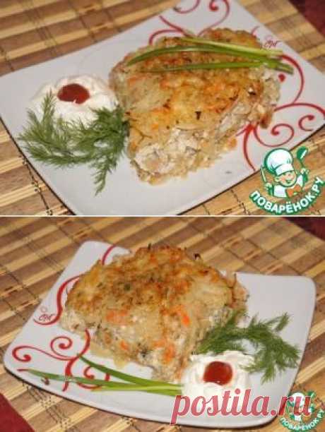 Запеканка из капусты с куриным фаршем - кулинарный рецепт